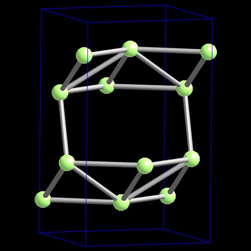 26 Structure 24 Prototype: α-ga SBS/PS: A10/oC8 SG # 64: Cmca (D 18 2h ) Lattice parameters: a