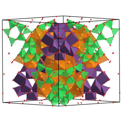 91 Structure 89 Prototype: Fullerenoid Oxide Sr 33 Bi 24+δ Al 48 O 141+ 3δ 2 SBS/PS: /cf1784 SG # 216: F 43m (T 2 d ) Lattice parameters: a = 2.509 Lattice complex: Bi@ 16e(x, x, x) with x = 0.