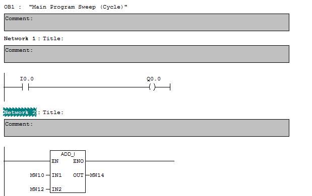 Χρησιμοποιείται μια Boolean είσοδο και το Integer