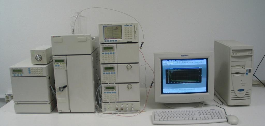 Εικόνα 4: Σύστημα HPLC Shimadzu Εικόνα 5: Οργανολογία της HPLC (10) Ένα σύστημα HPLC αποτελείται