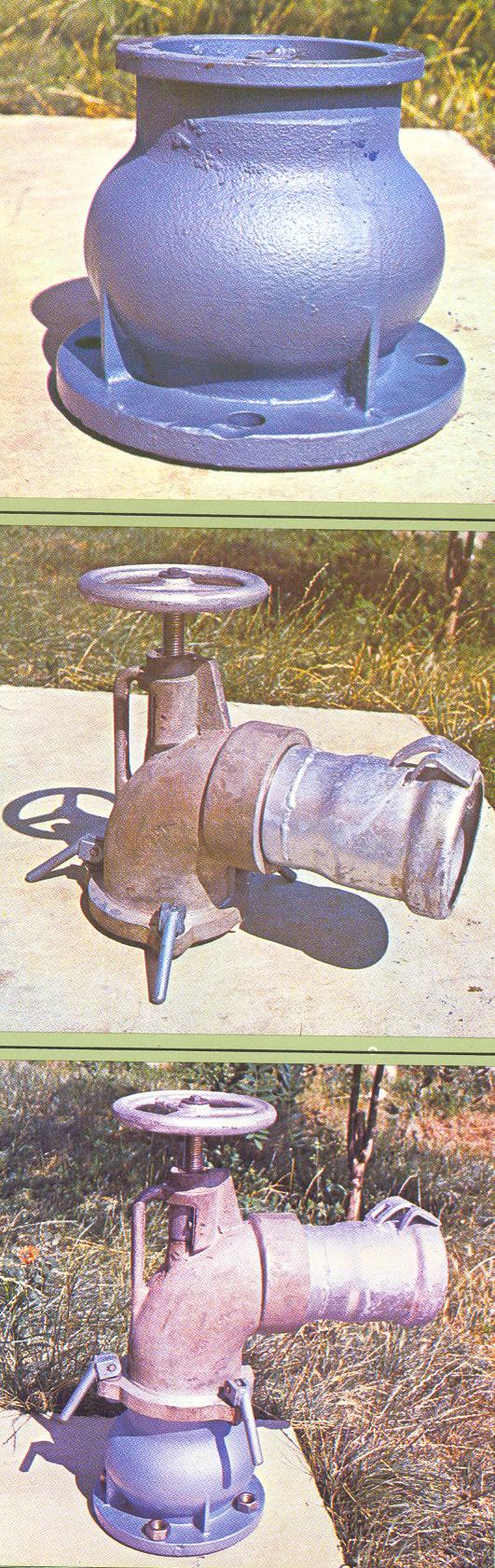 BP:2330-9-08 Slika 4.12: Hidrant sa prenosnim koljenom za sustave navodnjavanja, tvrtke Metalna Štip.