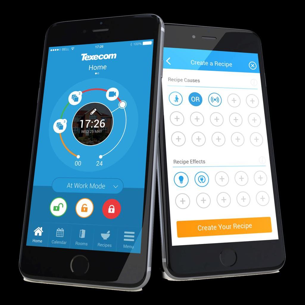 Connect your life to your home and your security Texecom Connect Ανοίγει Ενα Νζο