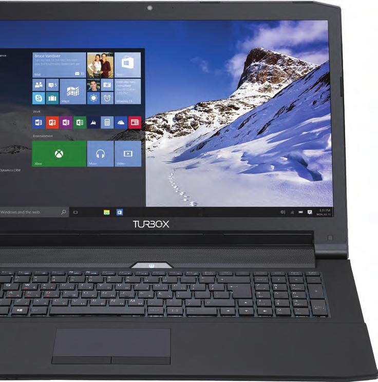 49 Turbo-X Furious Black Edition II 4VR Επεξεργαστής: Intel Core i7-6700hq 2.60 GHz Οθόνη: 17.