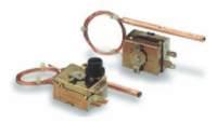 ασφαλείας 100 C Θήκη ½'' - L =100mm - Χειροκίνητη επαναφορά 106-A0 Θερμοστάτης εμβαπτίσεως διπλός για αερολέβητες