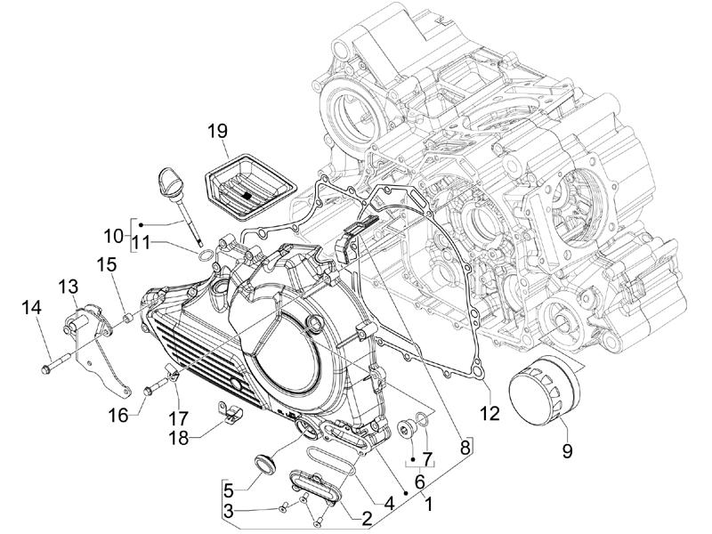 Πρόθεμα πλαισίου: ZAPM0 Πρόθεμα κινητήρα: MM GP 00 NSG000U0 - GP 00 Centenario 00 0 0 0 00 0 0R 0 0 0 0 00 /0/0 Κινητήρας 0.