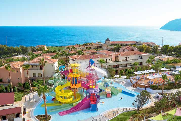 Το νέο Aqua Park του συγκροτήματος, «Kingdom of Poseidon», σας δίνει την ευκαιρία για βουτιά στην απόλαυση με πολλά παιχνίδια, φανταστικές νεροτσουλήθρες, πύργους περιπέτειας για μικρούς και