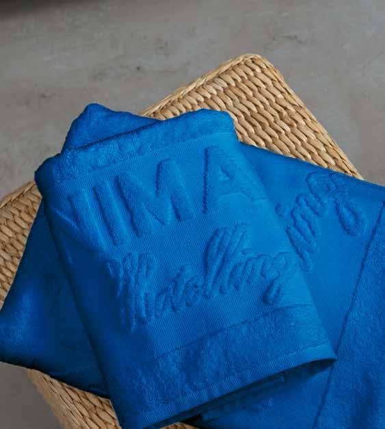 Dimensions: 80x160. Colors: Blue, Grey, Beige. Tailor Made Pool Τοwels Πετσέτα βαμβακερή 100%, Αντιχλωριακή.
