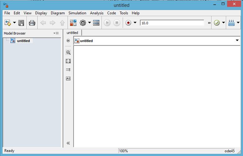 2 Το Simulink μπορούμε να το ξεκινήσουμε και από το εικονίδιο που υπάρχει στην οθόνη εργασίας του Matlab και το οποίο μπορεί να