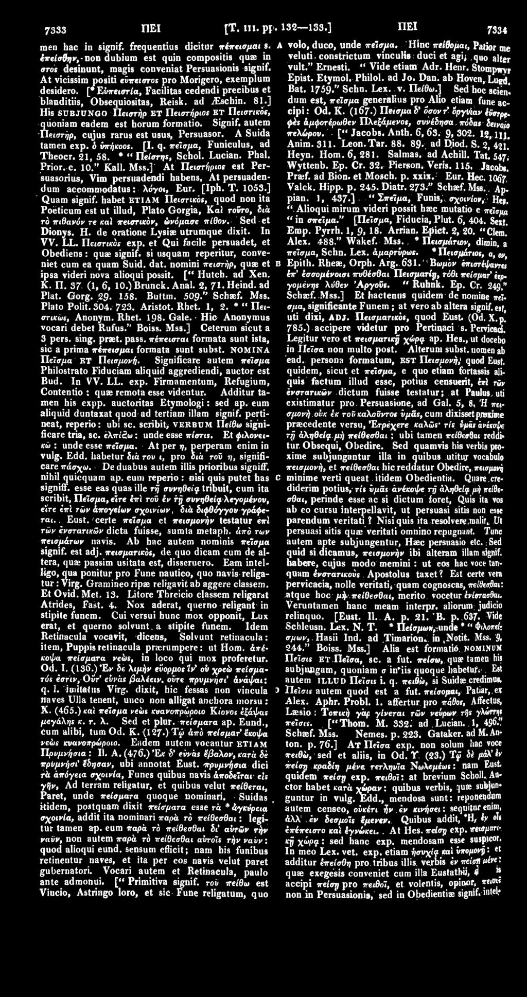 " Vide etiam Adr. Henr. Stompwvr At vicissim positi evveiaros pro Morigero, exemplum Epist. Etymol. Philol. ad Jo. Dan. ab Hoven, Lued desidero. [* Εΰπειστία, Facilitas cedendi preeibus et Bat. 1759.