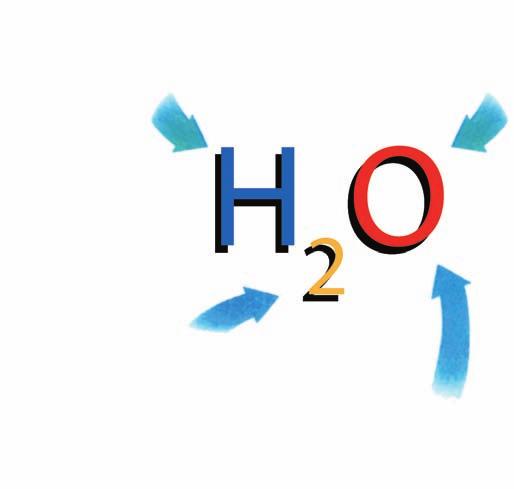 نملا الجهاز بالماء المحمض ونمرر التيار الكهربائي فيتحلل الماء محررا غاز الهيدروجين على شكل فقاعات تتجمع حول القطب السالب وغاز االوكسجين على شكل فقاعات تتجمع حول القطب H( 2 المتكون هو ضعف الموجب