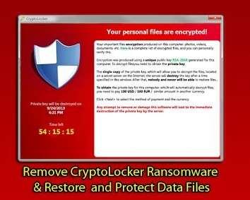 CryptoLocker Ένα από τα χειρότερα ransomware που εμφανίστηκε τον τελευταίο καιρό, το CryptoLocker, ξεκινάει την κρυπτογράφηση των προσωπικών σας