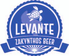 28 LEVANTE BEERS LEVANTE BEERS 29100 Ορθωνιές Ζακύνθου Τ 698 118 9799 Ε info@levante-beer.eu www.levante-beer.eu ZANTE LAGER Lager 4,8 ο 33 cl Κλασική Bavarian Pale Lager, αφιλτράριστη, ευκολόπιοτη και δροσιστική!