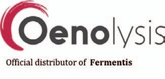 34 Oenolysis - Οfficial Distributor of Fermentis Μεγάλου Αλεξάνδρου 21, 15351 Παλλήνη Τ 210 666 7673 Ε info@oenolysis.