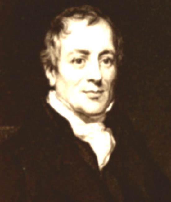 Ντέιβιντ Ρικάρντο (1772-1823) Γεννήθηκε τον Απρίλιο του 1772 και έγινε χρηματιστής ακολουθώντας το επάγγελμα του πατέρα του, ο οποίος ήταν χρηματιστής στο Χρηματιστήριο του Λονδίνου.