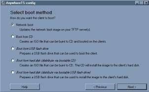 method: Network boot Thin