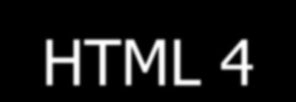 HTML 4 XML extensible