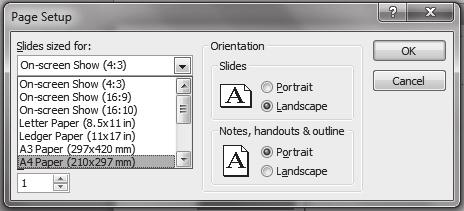 Aplikativni softver 182 Prezentacije PowerPoint Slika 61. Podešavanje izlaznog formata Spelling U PowerPoint-u postoji jedna vrlo korisna opcija, a to je Check Spelling.