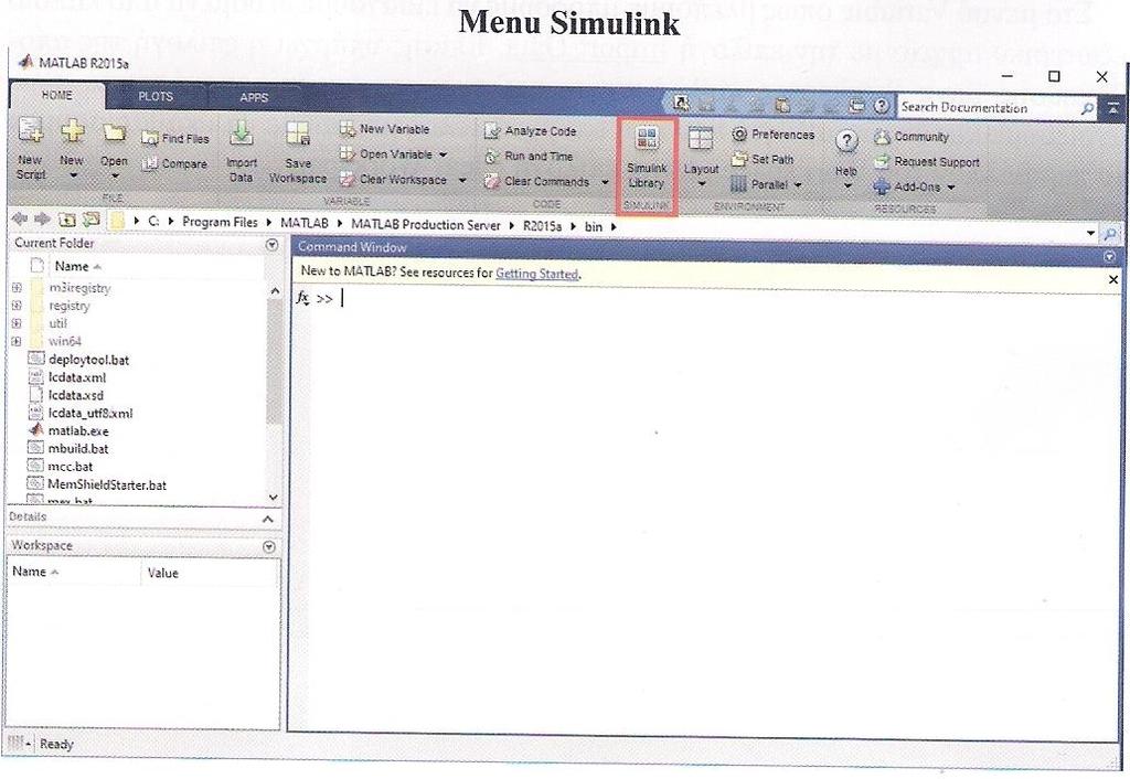 Menu Simulink Μια πολύ χρήσιμη βιβλιοθήκη είναι αυτή του