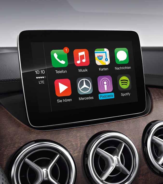 40 Τέλεια διασυνδεδεμένοι. Με Apple CarPlay TM. Το Apple CarPlay TM για iphone και το Android Auto για συσκευές Android επιτρέπουν τη βέλτιστη ενσωμάτωση για ένα τέλειο σύστημα car infotainment.