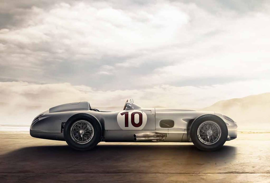 44 Τι θα ήταν ο μηχανοκίνητος αθλητισμός χωρίς τη Mercedes-Benz; Το πρώτο όχημα που κέρδισε σε αγώνες ταχύτητας διέθετε κινητήρα Daimler. Η πρώτη Mercedes ήταν αγωνιστικό αυτοκίνητο.