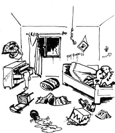 3. Sahinis and Agatha have returned home late to find their place robbed.