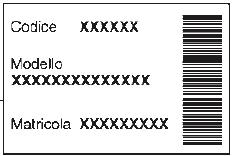 Oznake kotla Kotel je označen z oznakami: - Nalepka na embalaži Navaja kodo, serijsko številko in črtno kodo. - Tehnična tablica Navaja tehnične podatke in zmogljivost.