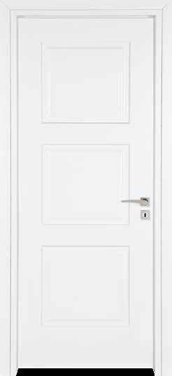 Πόρτας: Design Βαφή: Λάκα Λευκή / Κάσα: Ίσια Τύπος