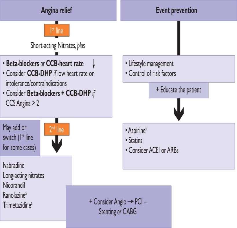 Medical management of patients with stable coronary artery