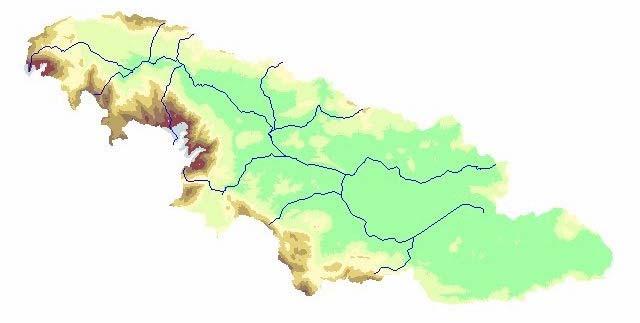 3 εδοµένα λεκάνης Βοιωτικού Κηφισού 3.1 Γεωγραφικά δεδοµένα 3.1.1 Γεωγραφική τοποθέτηση Η λεκάνη απορροής του Βοιωτικού Κηφισού (Σχήµα 3.