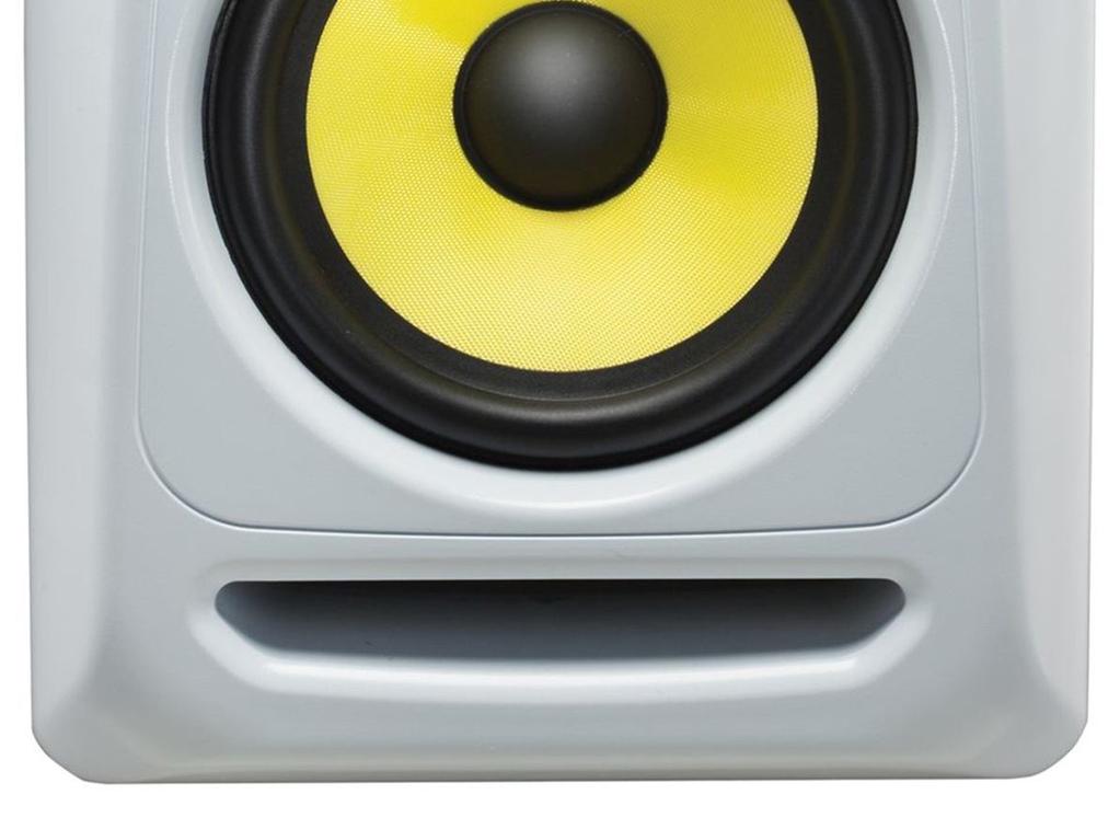 monitor με 6" woofer, σε άσπρο χρώμα KRK