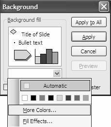 .. možete primetiti da u se u meniju nalazi još jedna opcija i to odmah ispod nje a to je Efekti popunjavanja (Fill Effects...), slika 8. Slika 8. Fill efects Korišćenje šablona (template) Slika 9.