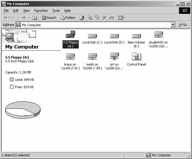 Opis računara i operativni sistem Kliknite na komandu File, da biste otvorili padajuću listu za izbor opcija. Izaberite komandu Format - 3,5 Floppy (A:) otvara se prozor isti kao na slici 9.