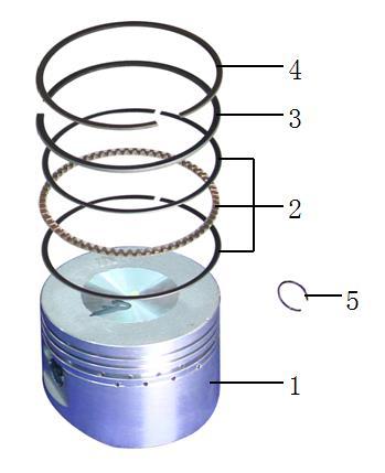 Fig 6 PISTON 1 103101 PISTON 1 2 103110 PISTON RING 1 3 103105