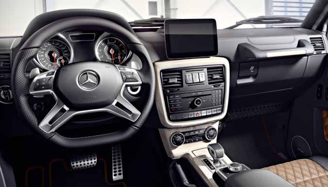 Το πακέτο designo Exclusive για τα μοντέλα Mercedes-AMG προαιρετικά στην Mercedes-AMG G 63 απαιτεί χαρακτήρα και επαναπροσδιορίζει την εξατομίκευση.