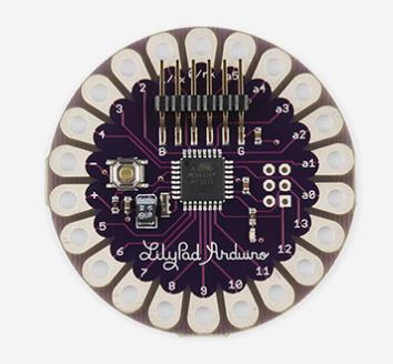 2.1.11. Arduino Lilypad Η πλακέτα αυτή χαρακτηρίζεται επίσης από μικρές διαστάσεις, όπως κι ο Arduino Gemma.