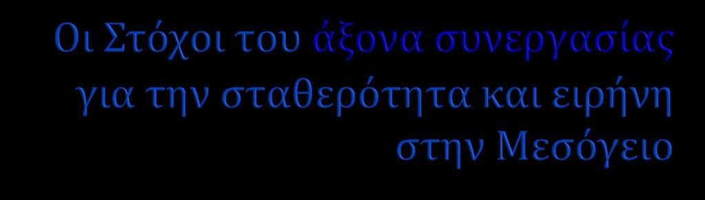 «Η αντιμετώπιση της Τρομοκρατίας, του Ισλαμικού Φονταμενταλισμού και των