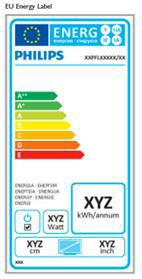 9. Κανονιστικές πληροφορίες EU Energy Label The European Energy Label informs you on the energy efficiency class of this product.