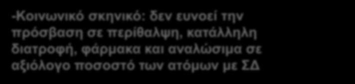 -Κοινωνικό σκηνικό: δεν ευνοεί την