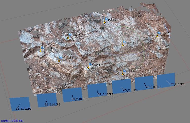 Εικόνα 3.26: Νέφος σημείων 1 ης λήψης. V.