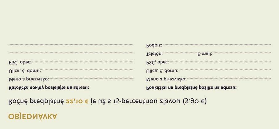 WWW.KaTOliCKenOVinY.sK KaTOlÍCKe noviny 11. 6. 2017 inzercia 31 Ing. Štef ánia Gazdová pripravujeme Me džugorie a 4 dni pobyt v hoteli priamo pri mori 24. 7. 2. 8.