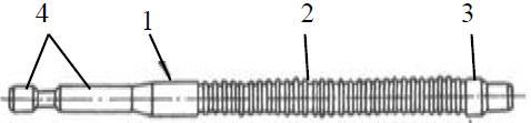 78. Унеси испод слике одговарајући редни број врсте ножа за рендисање 2 1. за обраду бочних површина 2. за уздужну обраду 3. за уздужну фину обраду 4.