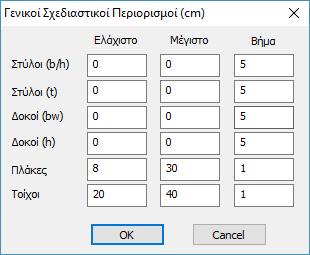 Η τιμή του Συντελεστή Βαρύτητας λαμβάνει τιμές από 0 από έως 1 και καθορίζει εάν το κριτήριο θα λειτουργήσει με στόχο την ελάχιστη ή τη μέγιστη Βελτιστοποίηση.