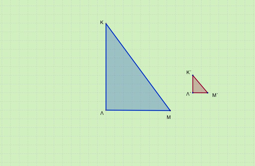 11. Δίνονται τα ορθογώνια τρίγωνα ΛΚΜ, Λ= 90 0 με ΛΚ=40cm, ΚΜ=50cm, Λ Κ Μ, Λ = 90 0 με Λ Μ = 6cm, Κ=Κ.
