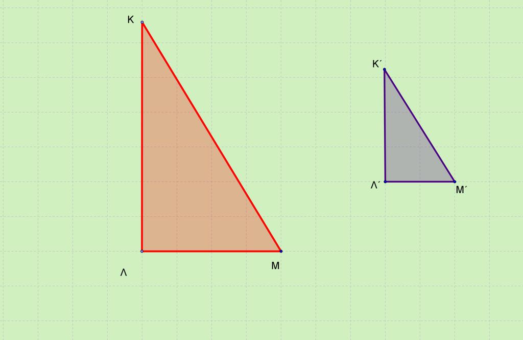 13. Δίνονται τα ορθογώνια τρίγωνα ΛΚΜ, Λ= 90 0 με ΛΚ=30cm, ΛΜ=16cm, Λ Κ Μ, Λ = 90 0 με Λ Μ = 8cm, Κ Μ = 17cm.