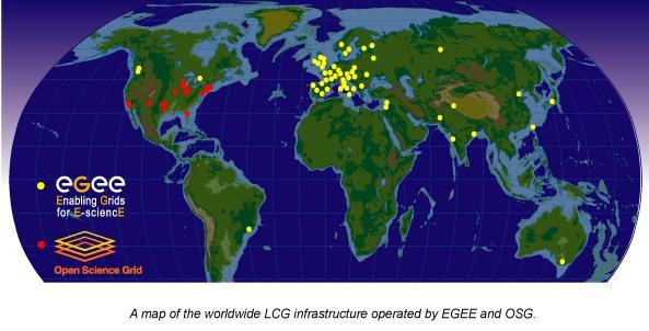 LCG LCG depends on two major science grid infrastructures.