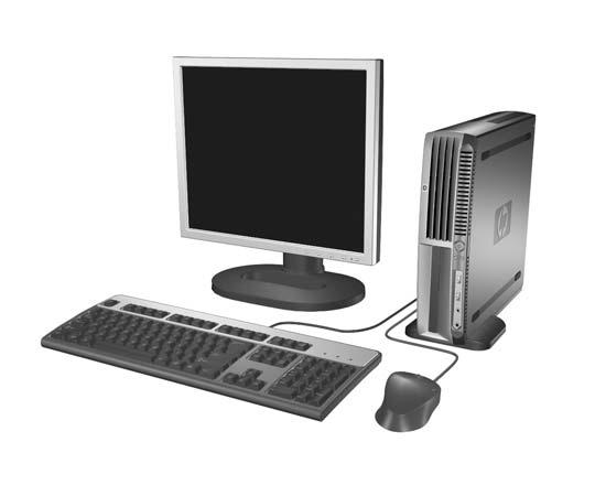 1 Χαρακτηριστικά προϊόντος Χαρακτηριστικά τυπικής διαµόρφωσης Ο επιτραπέζιος υπολογιστής HP Compaq Ultra-Slim διαθέτει χαρακτηριστικά που ενδέχεται να διαφέρουν ανάλογα µε το µοντέλο.