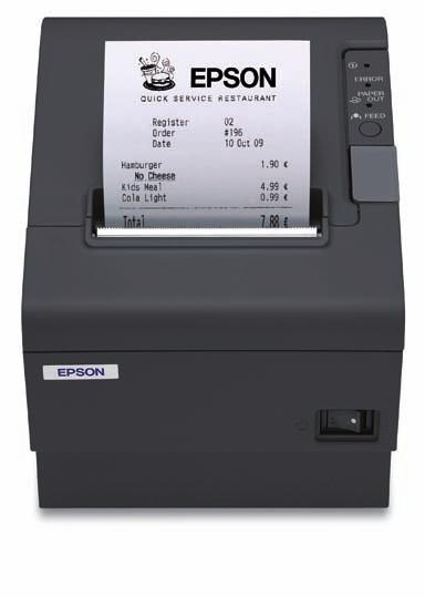 The solution that works Epson s TM-T88IV ReStick label printer is ideal for quick service, fast food and take-away restaurants needing to improve order accuracy, reduce food costs, speed work flow