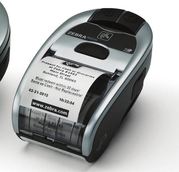 MEET THE imz SERIES! The imz series: powerful Zebra printing in the palm of your hand. Entry-level mobile receipt printers for simple document printing.