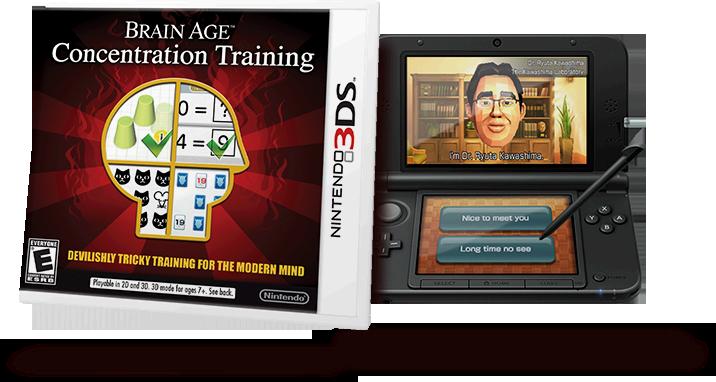 2.6. Brain Age: Concentration Training Περιγραφή Το Brain Age: Concentration Training είναι ένα παιχνίδι που έχει αναπτυχθεί από την Nintendo για την πλατφόρμα Nintendo 3DS.