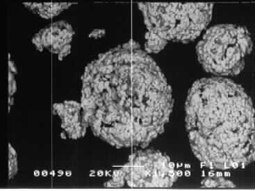 με μορφολογία σωματιδίων που παρουσιάζεται στην Εικόνα 5.1. WC-12%κ.β.Co.